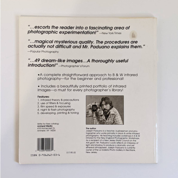 The Art of Infrared Photography by Joseph Paduano 1990 Vintage Photography Book - Picture 3 of 10